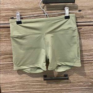 Olive Green Short Biker Shorts